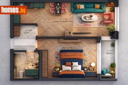 Двустаен, 65m² - Апартамент за продажба - 117742040