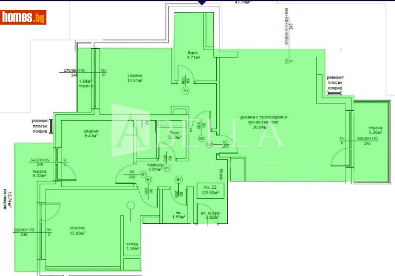 Многостаен, 137m² - Жк. Овча Купел 2, София - Апартамент за продажба - Абела - 117752068
