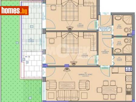 Тристаен, 115m² - Апартамент за продажба - 117784227