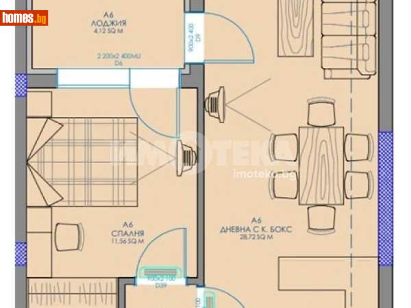 Двустаен, 74m² - Жк. Обеля 2, София - Апартамент за продажба - ИМОТЕКА АД - 117784255