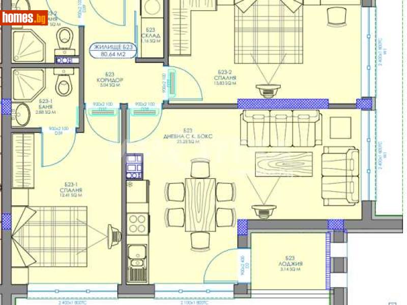 Двустаен, 70m² - Жк. Обеля 2, София - Апартамент за продажба - ИМОТЕКА АД - 117784379