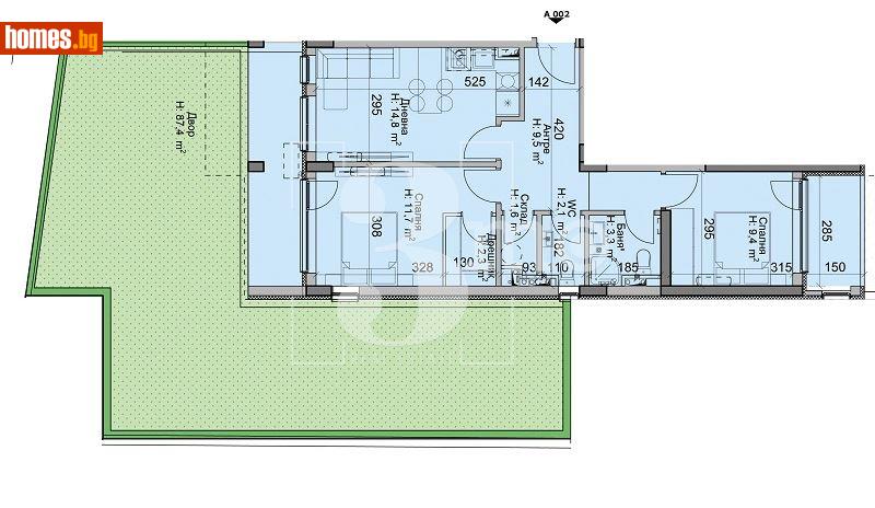 Тристаен, 79m² - Кв. Модерно Предградие, София - Апартамент за продажба - 3mo офис Амалтея - 117800319