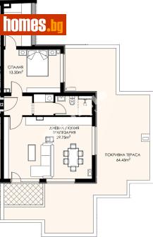 Двустаен, 91m² - Апартамент за продажба - 117802024