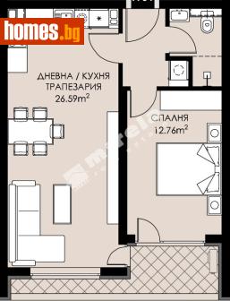 Двустаен, 70m² - Апартамент за продажба - 117802060