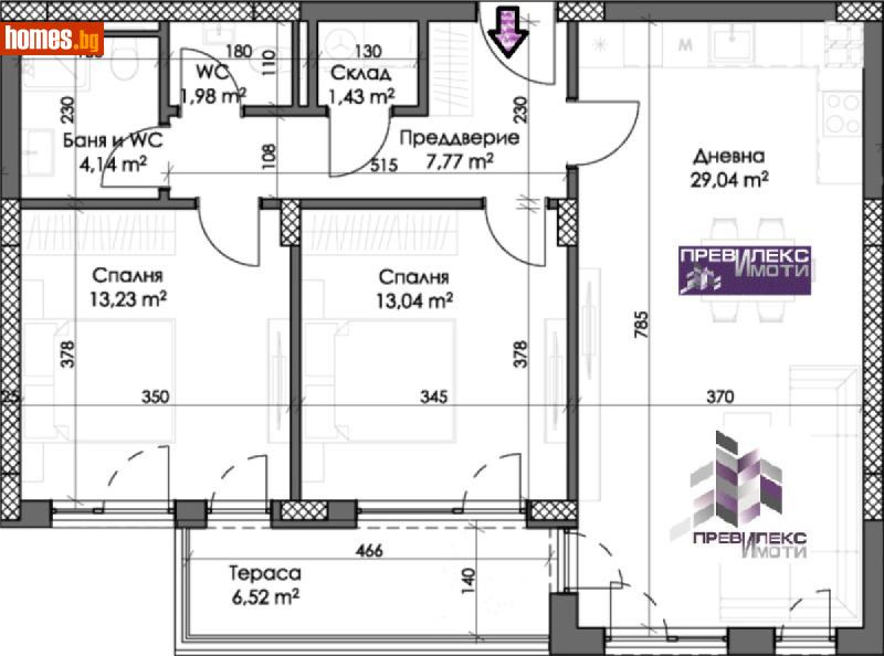 Тристаен, 108m² - Кв. Каменица , Пловдив - Апартамент за продажба - Превилекс имоти ЕООД - 117814945