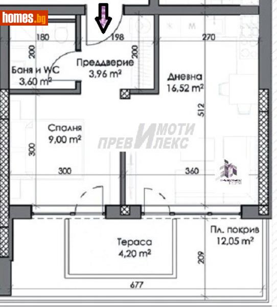 Двустаен, 65m² - Кв. Каменица , Пловдив - Апартамент за продажба - Превилекс имоти ЕООД - 117814959