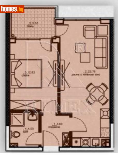 Двустаен, 68m² - Кв. Малинова Долина, София - Апартамент за продажба - Римекс Имоти - 117822836