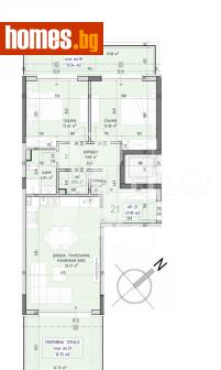 Тристаен, 93m² - Апартамент за продажба - 117832070