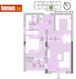 Двустаен, 72m² - Апартамент за продажба - 117844177