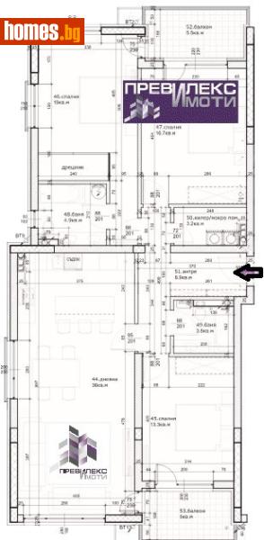 Четиристаен, 156m² - Жк. Христо Ботев, Пловдив - Апартамент за продажба - Превилекс имоти ЕООД - 117862871