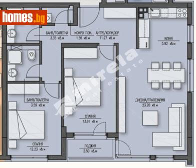 Тристаен, 119m² - Апартамент за продажба - 117875740