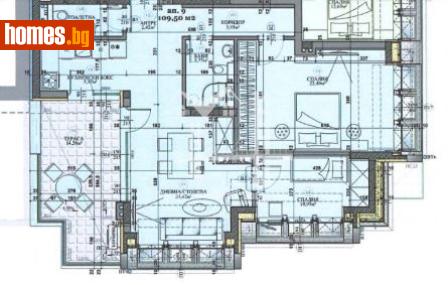 Тристаен, 124m² - Апартамент за продажба - 117882722