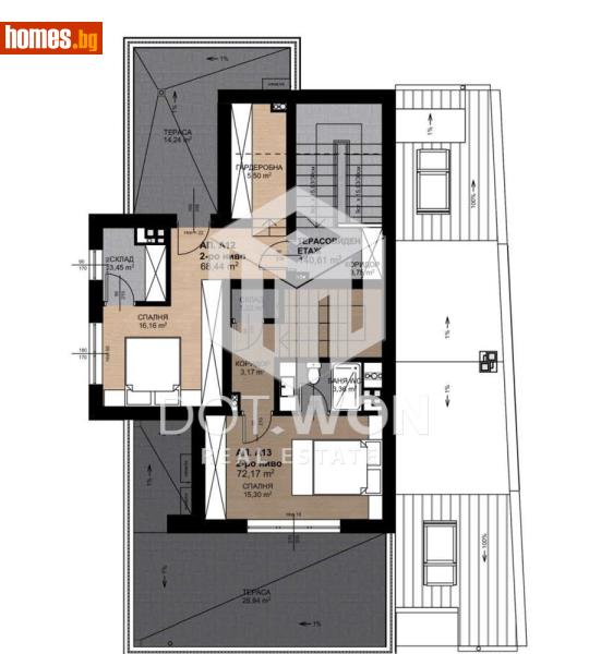 Мезонет, 161m² - Жк. Овча Купел, София - Апартамент за продажба - DOT.WON Real Estate  - 117911247