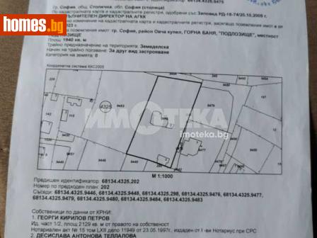 Парцел, 2038m² - Парцел за продажба - 117933662