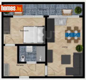 Едностаен, 50m² - Апартамент за продажба - 117964769