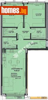 Тристаен, 112m² - Апартамент за продажба - 117980940