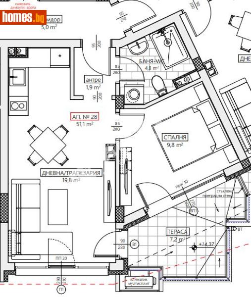 Двустаен, 61m² - Гр.Обзор, Несебър - Апартамент за продажба - МИРЕЛА - 117980974