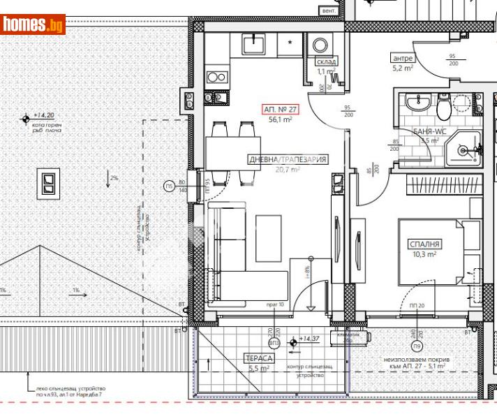 Двустаен, 73m² - Гр.Обзор, Несебър - Апартамент за продажба - МИРЕЛА - 117980978