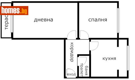 Двустаен, 64m² - Апартамент за продажба - 118029770