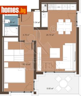Двустаен, 91m² - Апартамент за продажба - 118077845