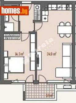 Двустаен, 70m² - Апартамент за продажба - 118098816