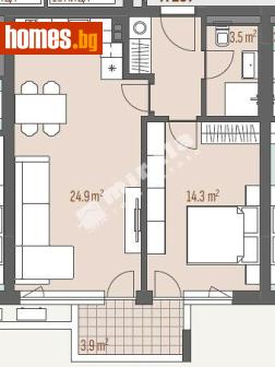 Двустаен, 70m² - Апартамент за продажба - 118098832