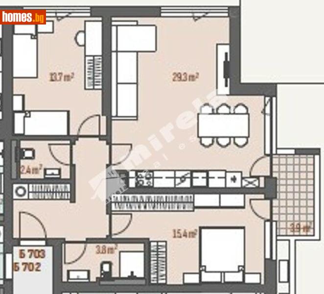 Тристаен, 107m² - Жк. Левски Г, София - Апартамент за продажба - МИРЕЛА - 118098878