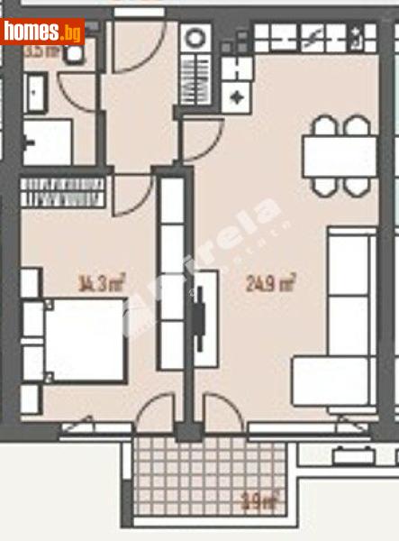 Двустаен, 70m² - Жк. Левски Г, София - Апартамент за продажба - МИРЕЛА - 118098884