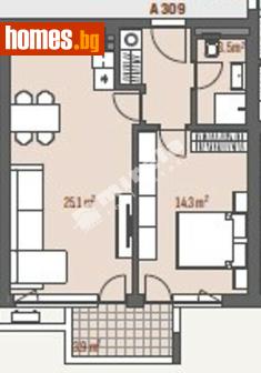 Двустаен, 70m² - Апартамент за продажба - 118098966
