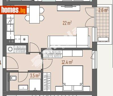 Двустаен, 62m² - Апартамент за продажба - 118099027