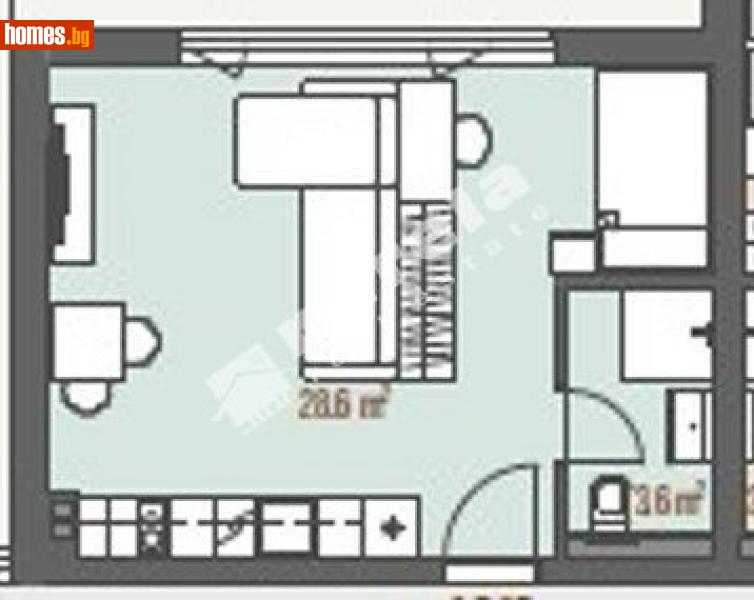 Едностаен, 44m² - Жк. Левски Г, София - Апартамент за продажба - МИРЕЛА - 118099033