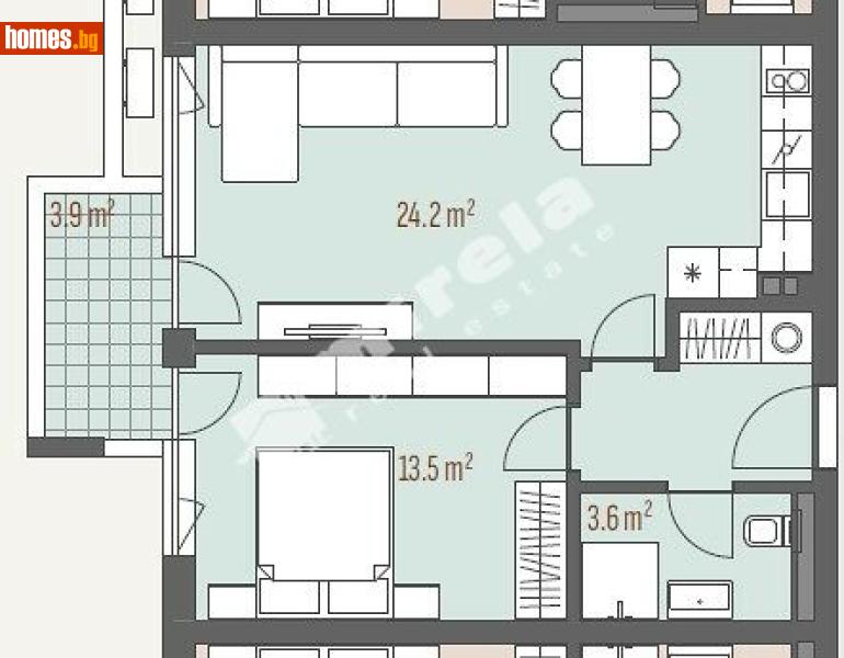 Двустаен, 68m² - Жк. Левски Г, София - Апартамент за продажба - МИРЕЛА - 118099111