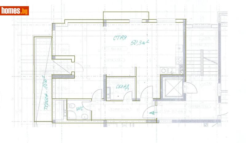 Ателие/Таван, 100m² - Жк. Овча Купел 2, София - Апартамент за продажба - Катани Инженеринг ООД - 118125826