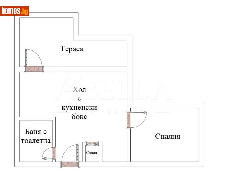 Двустаен, 76m² - Кв. Враждебна, София - Апартамент за продажба - Абела - 118177085