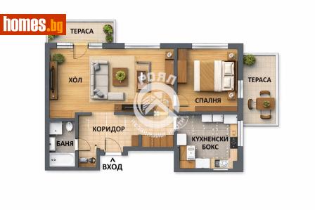 Двустаен, 66m² - Апартамент за продажба - 118177985
