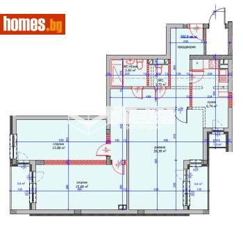 Тристаен, 103m² - Апартамент за продажба - 118189740