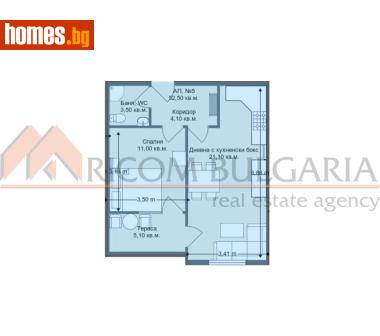 Двустаен, 61m² - Апартамент за продажба - 118214459