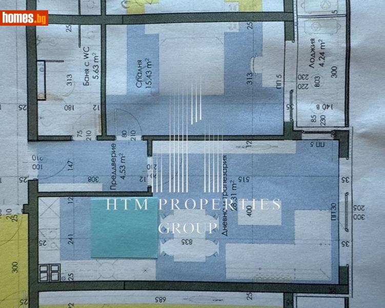 Двустаен, 80m² -  Център, Пловдив - Апартамент за продажба - Ейч Ти Ем Пропъртис Груп ЕООД - 118223515