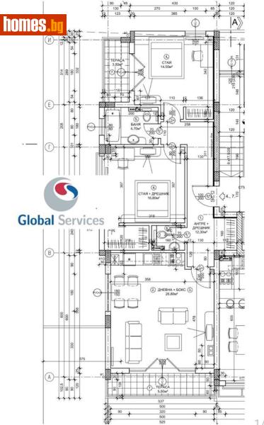 Тристаен, 117m² - Кв. Княжево, София - Апартамент за продажба - Глобъл Сървисиз ООД - 118226433