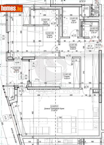 Тристаен, 136m² - Кв. Кръстова Вада, София - Апартамент за продажба - Глобъл Сървисиз ООД - 118226586