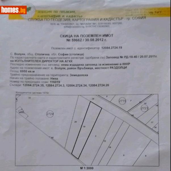 Парцел, 6950m² - Гр.Божурище, Божурище - Парцел за продажба - Контико - Оанит - 118229475