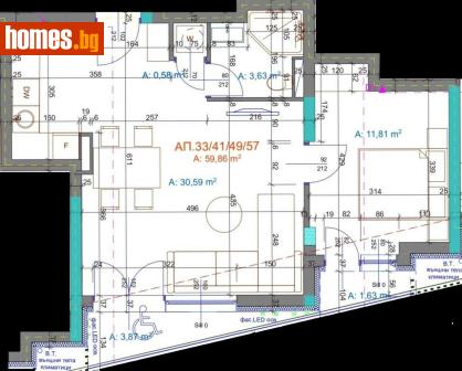 Двустаен, 71m² - Апартамент за продажба - 118232212