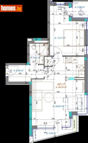 Двустаен, 81m² - Жк. Братя Миладинови, Бургас - Апартамент за продажба - Имоти Бургас ЕООД - 118232268