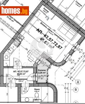 Тристаен, 78m² - Апартамент за продажба - 118245265