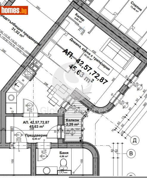 Тристаен, 78m² - Жк. Зона Б19, София - Апартамент за продажба - Глобъл Сървисиз ООД - 118245265