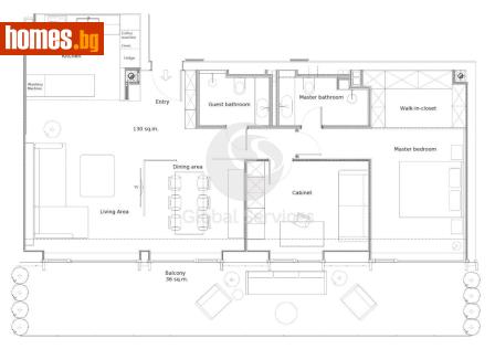 Тристаен, 117m² - Апартамент за продажба - 118245689