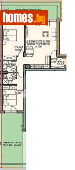 Тристаен, 89m² - Апартамент за продажба - 118250569