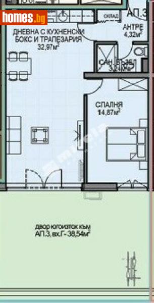 Двустаен, 70m² - Жк. Обеля 2, София - Апартамент за продажба - МИРЕЛА - 118250573