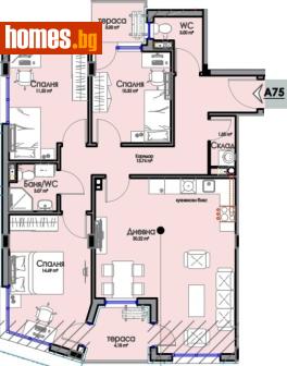 Четиристаен, 128m² - Апартамент за продажба - 118257329