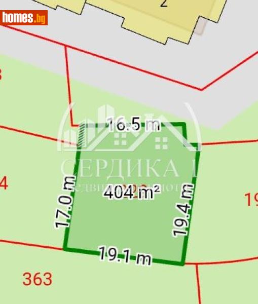 Парцел, 404m² - Жк. Ален Мак, Благоевград - Парцел за продажба - СЕРДИКА 1 НЕДВИЖИМИ ИМОТИ ЕООД - 118285551